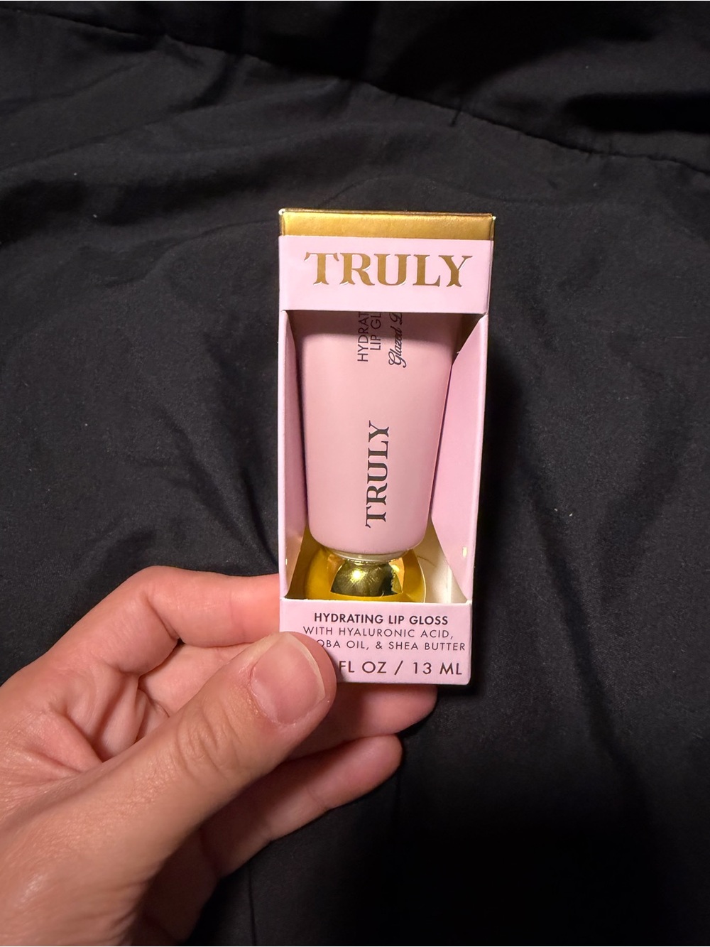 TRULY Hydrating Lip Gloss - Soft Pink with Gold Accent
